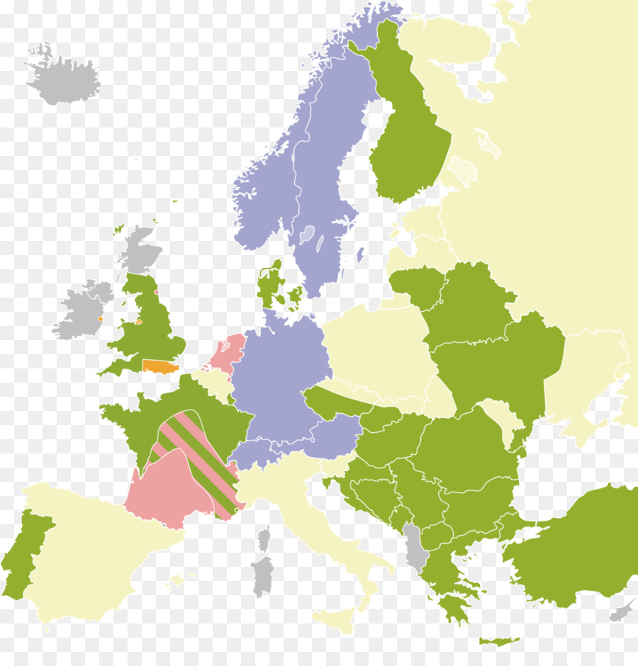 Mapa Da Europa，Países PNG