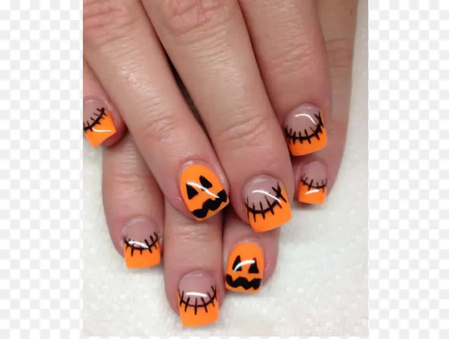 Unhas De Halloween，Abóbora PNG