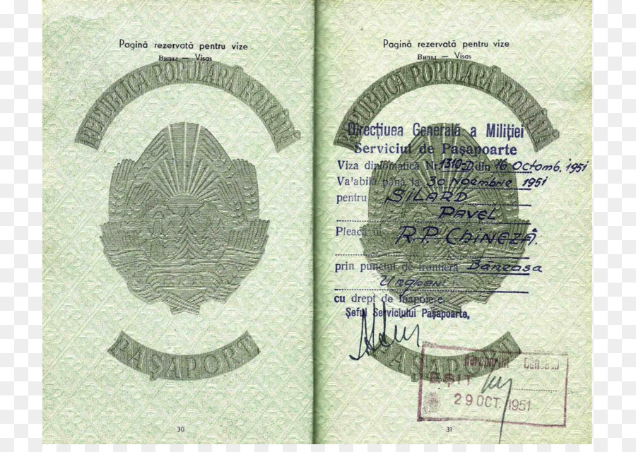 Passaporte，China PNG