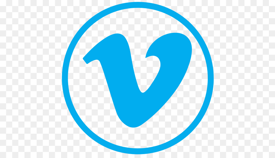 Vimeo，Azul PNG