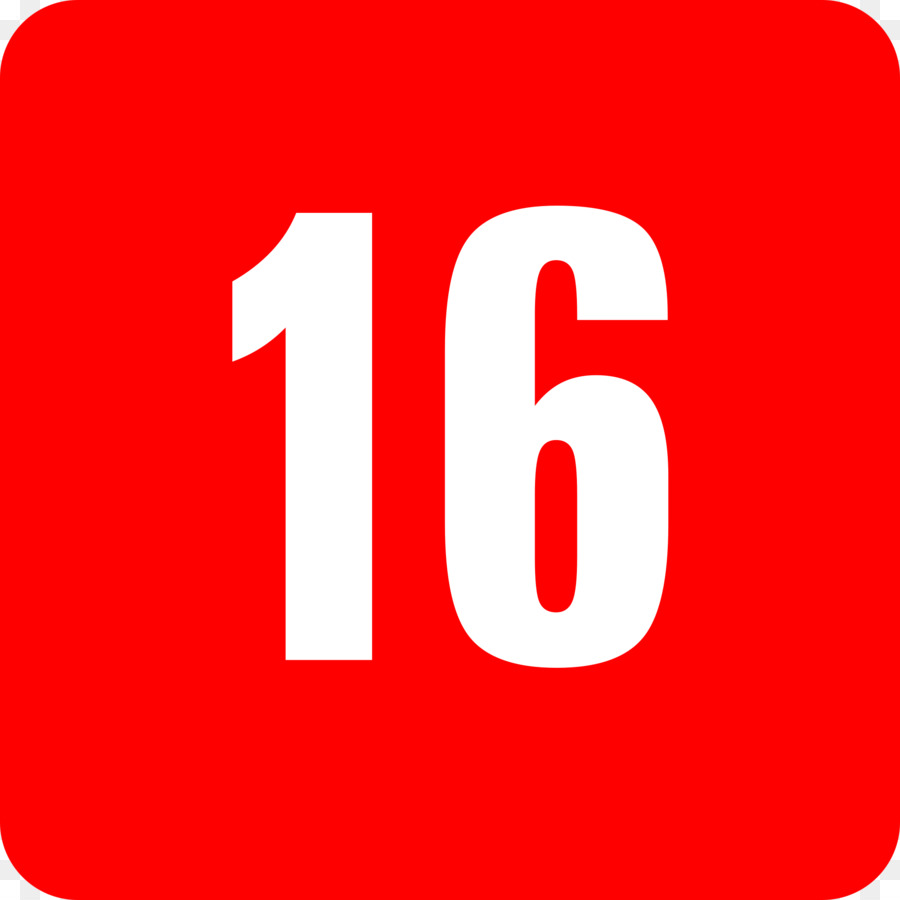 Número 16，Dezesseis PNG