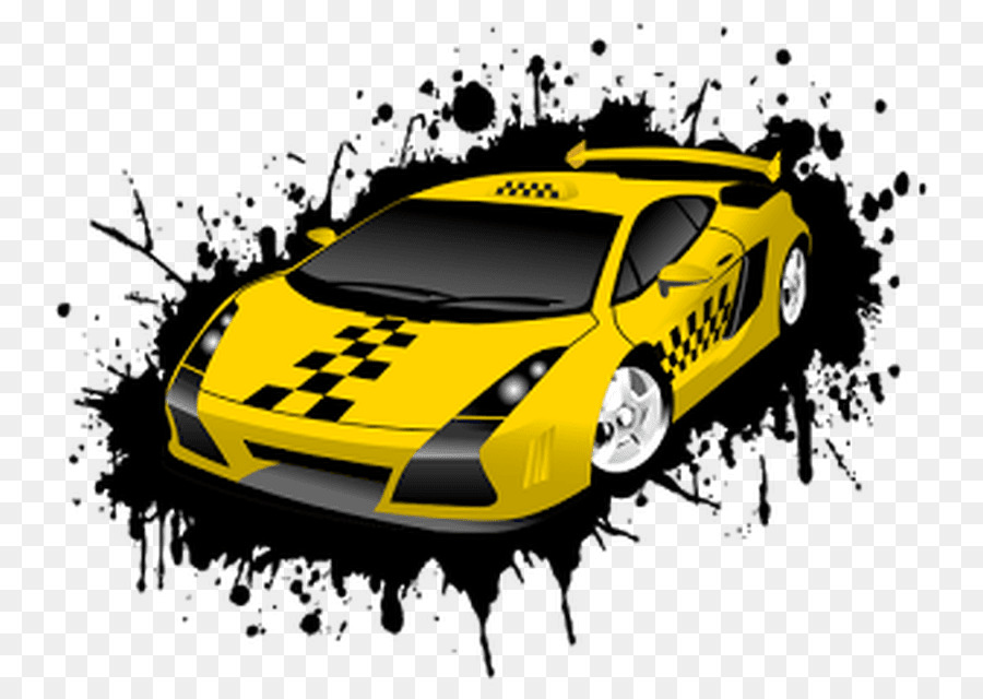 Carro Amarelo，Carro Esportivo PNG