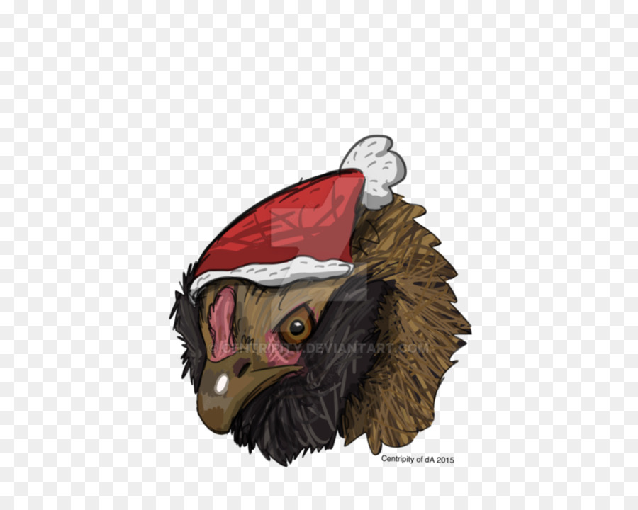 Frango Com Chapéu De Papai Noel，Pássaro PNG