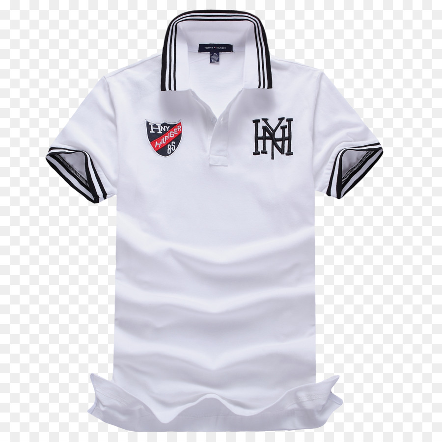 Camisa Pólo Branca，Moda PNG