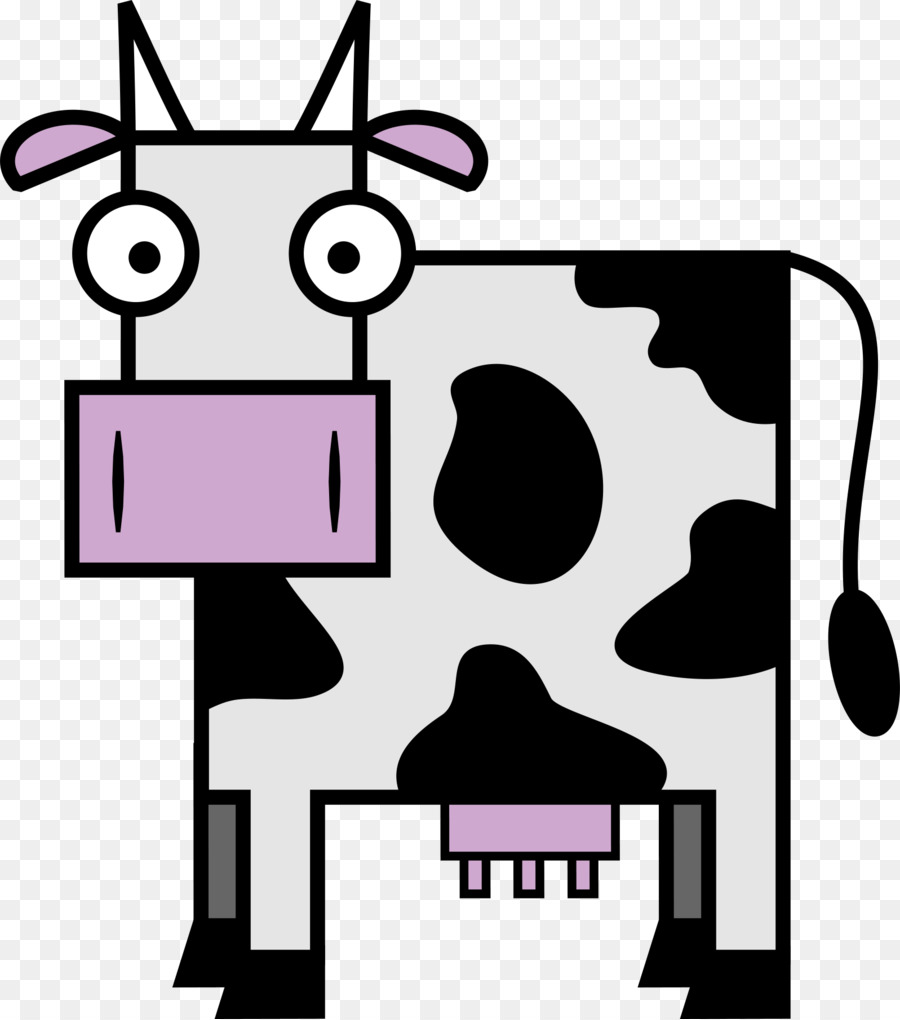 Vaca De Desenho Animado，Leite PNG