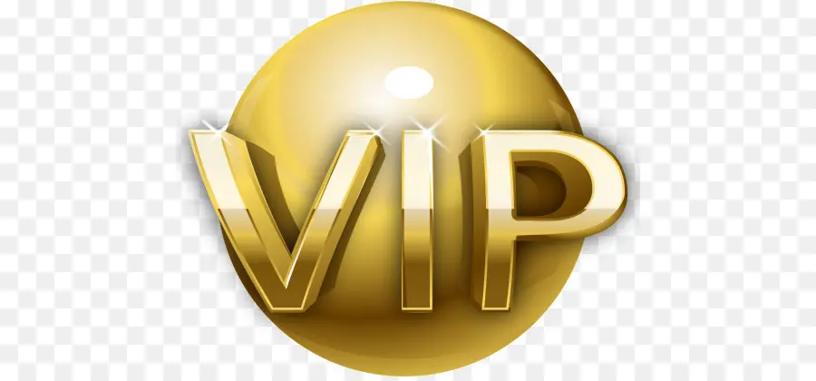 Distintivo Vip，Ouro PNG