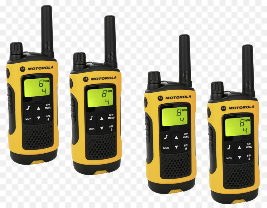 Walkie Talkies Amarelos，Motorola PNG