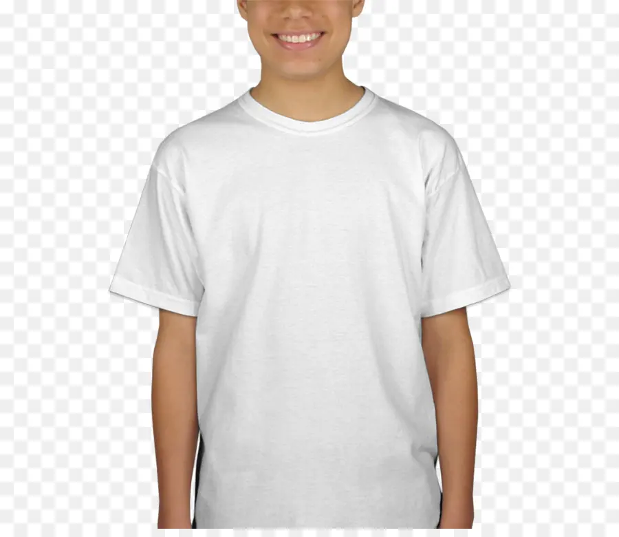 Camiseta Branca，Garoto PNG