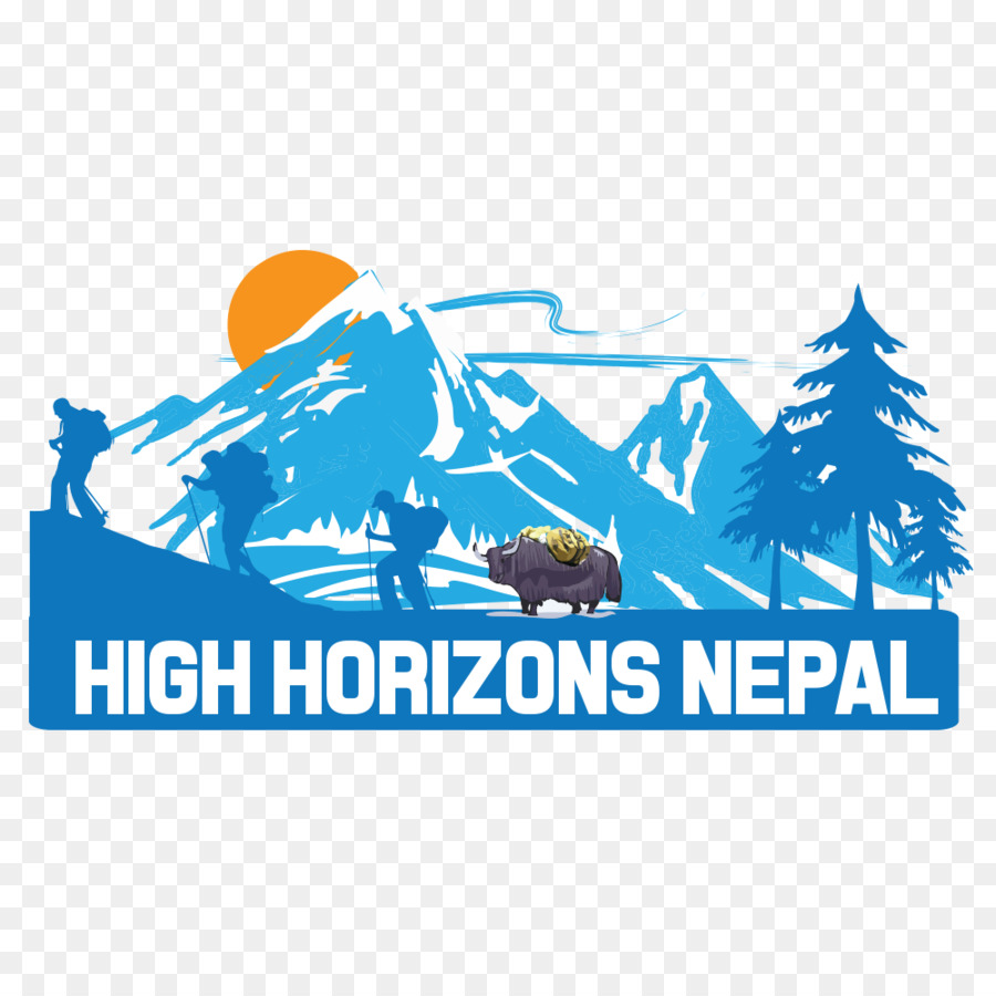 Logotipo Da High Horizons Nepal，Montanhas PNG