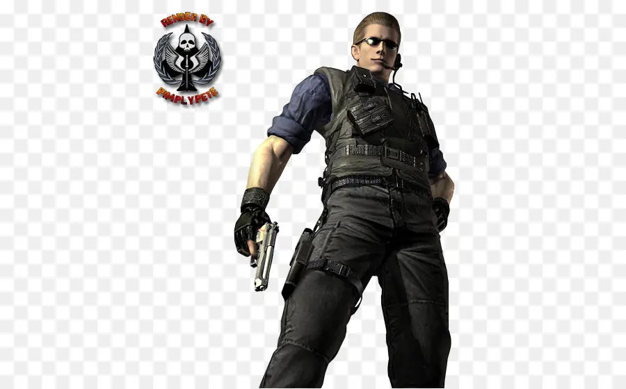 Personagem Com Arma，Copos PNG