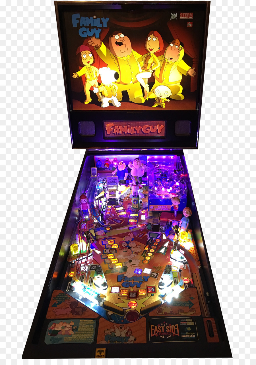 Máquina De Pinball De Uma Família Da Pesada，Arcada PNG