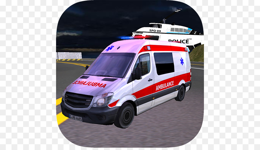 Ambulância，Ambulância Simulador De Carro 3d PNG