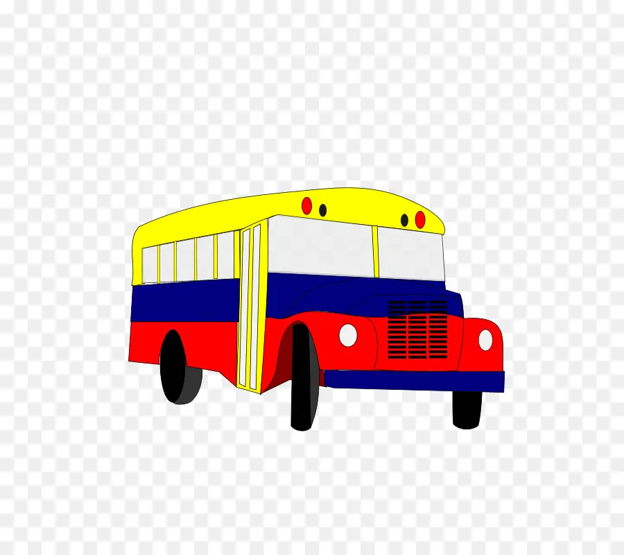 Ônibus Colorido，Transporte PNG