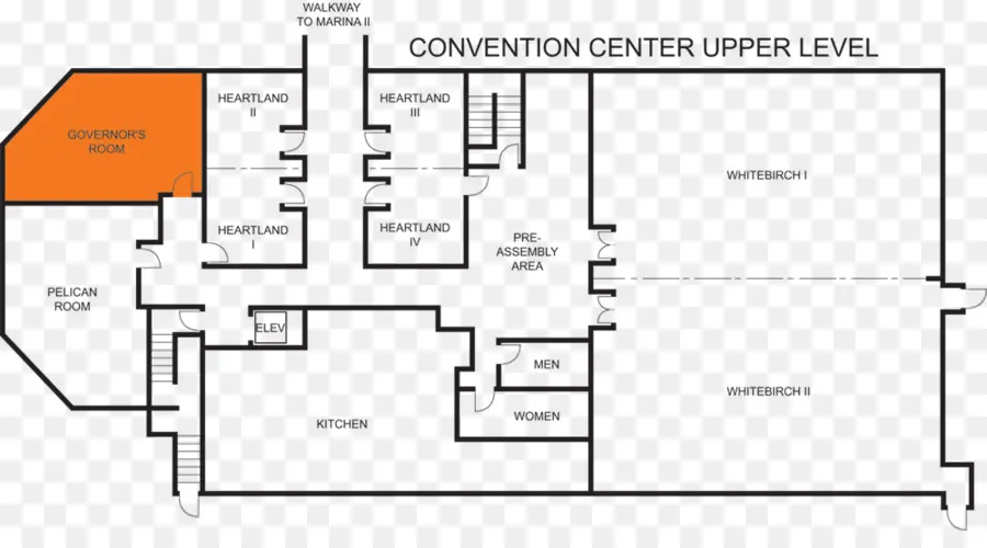 Mapa Do Centro De Convenções，Nível Superior PNG