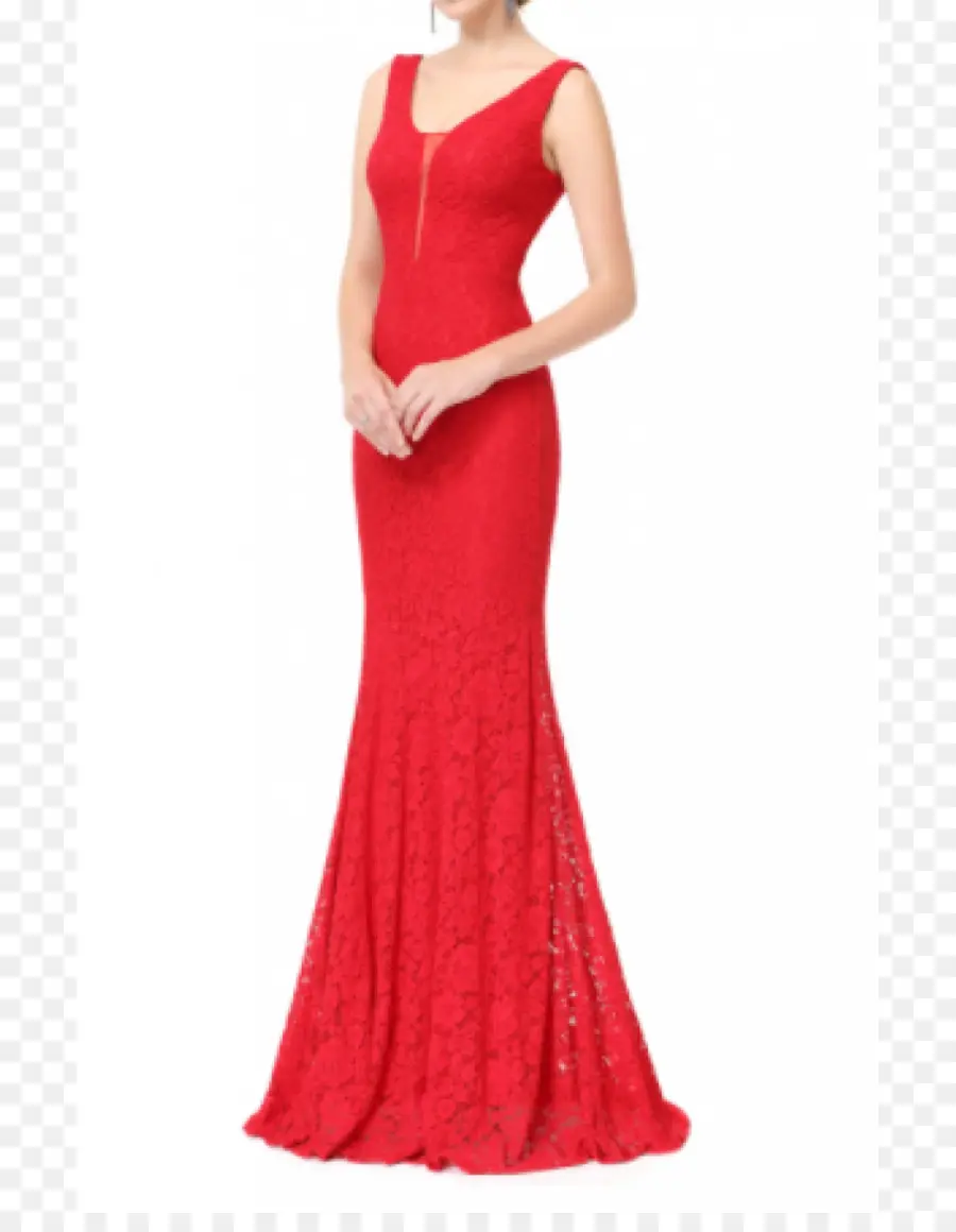 Vestido De Noite Vermelho，Vestir PNG