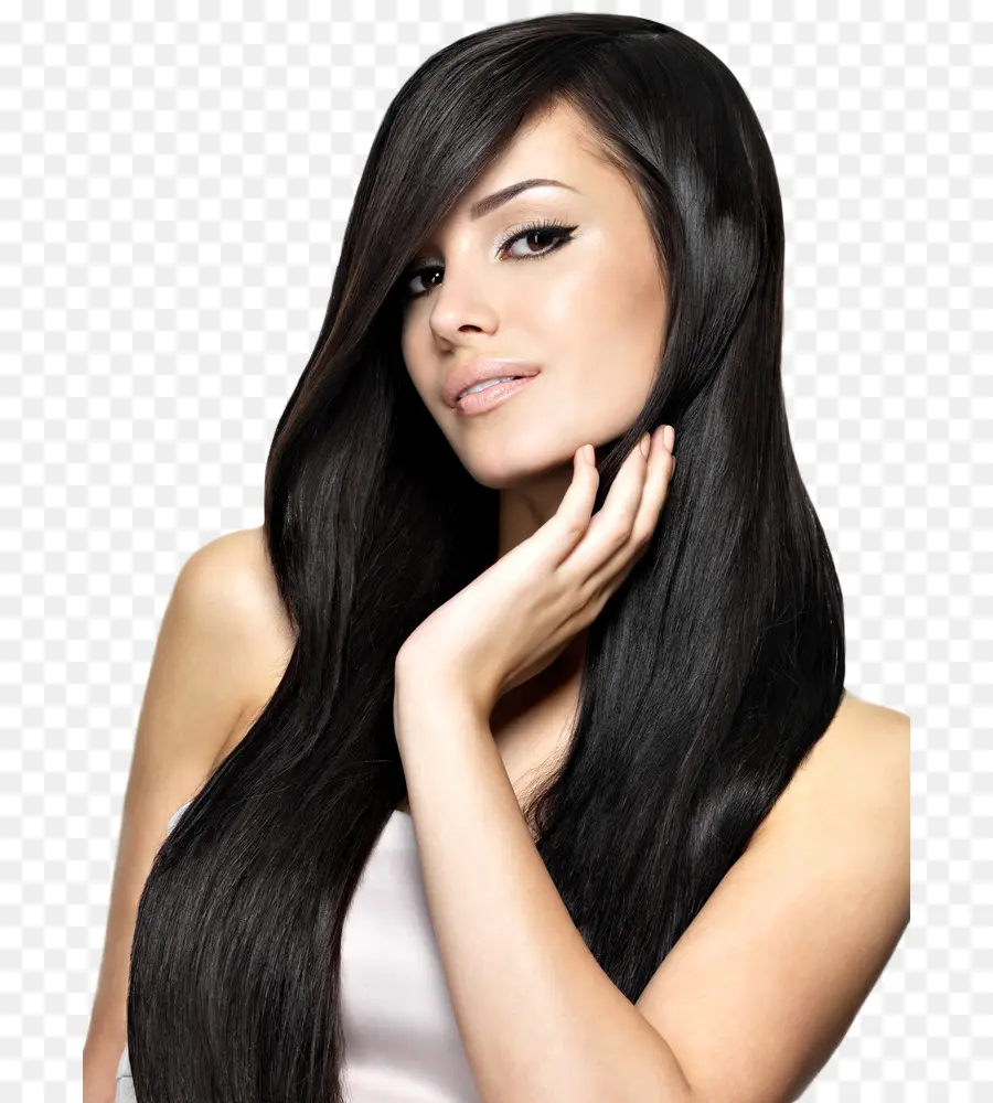 Cabelo Artificial Integrações，Cabelo Preto PNG