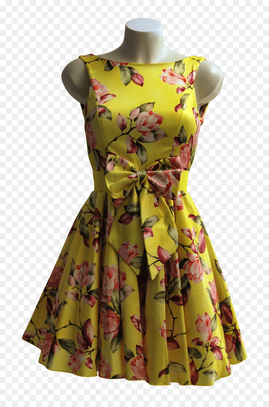 Amarelo，Vestido De Cocktail PNG