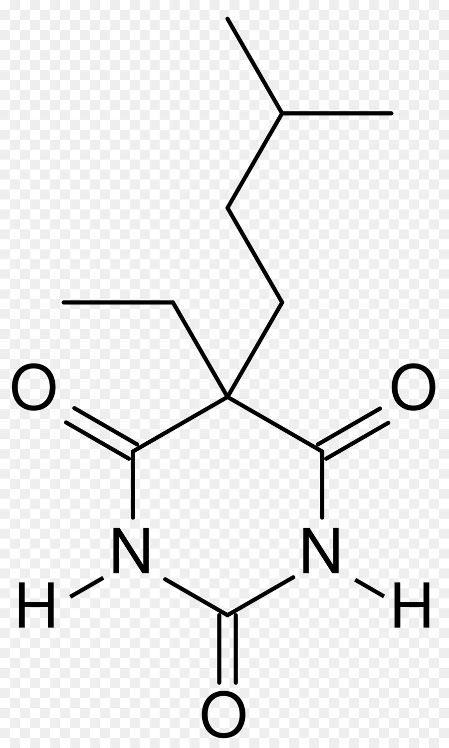 Amobarbital，Barbitúrico PNG