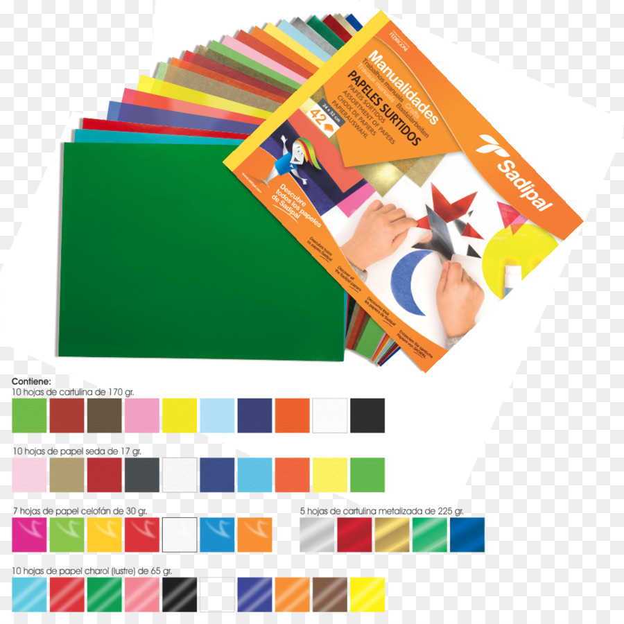 Folhas De Papel Coloridas，Colorido PNG