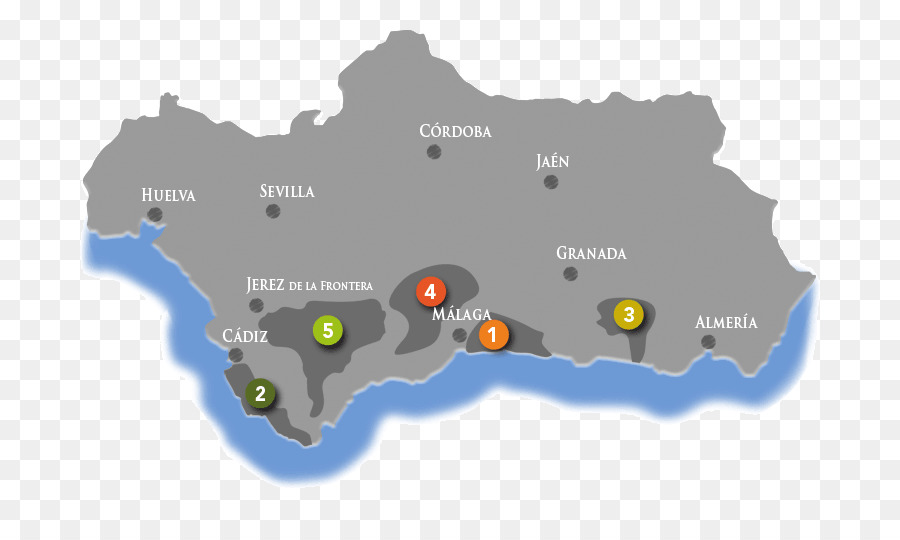 A Província De Huelva，Mapa PNG