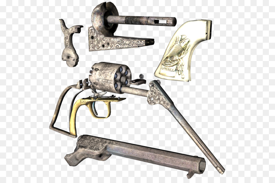 Arma De Fogo，Colt 1851 Marinha Revólver PNG