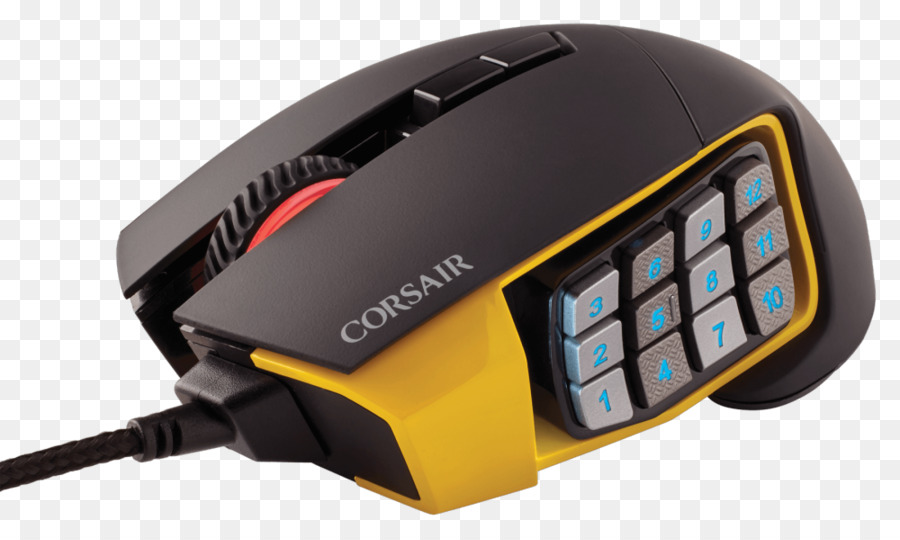 Mouse De Computador，A Corsair Cimitarra Rgb PNG