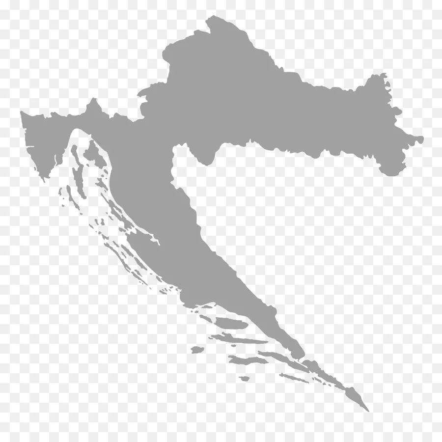 Croácia，Mapa PNG