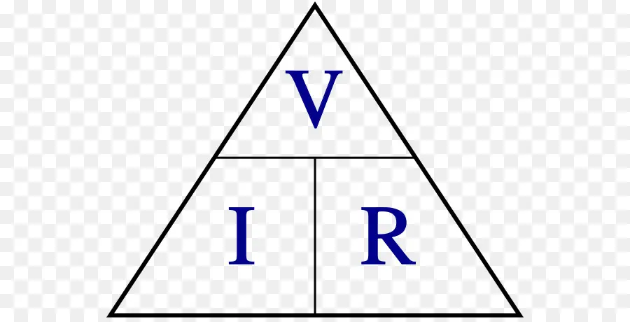 Triângulo Da Lei De Ohm，Tensão PNG