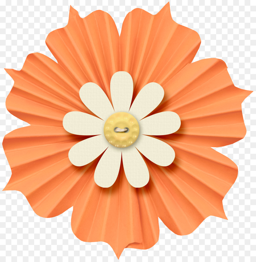 Flor De Papel，Laranja PNG