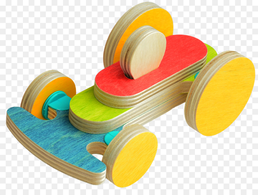 Carro De Brinquedo De Madeira，Colorido PNG