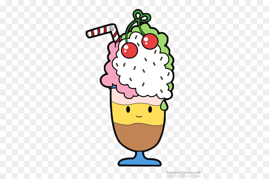 Sundae De Sorvete，Cerejas PNG