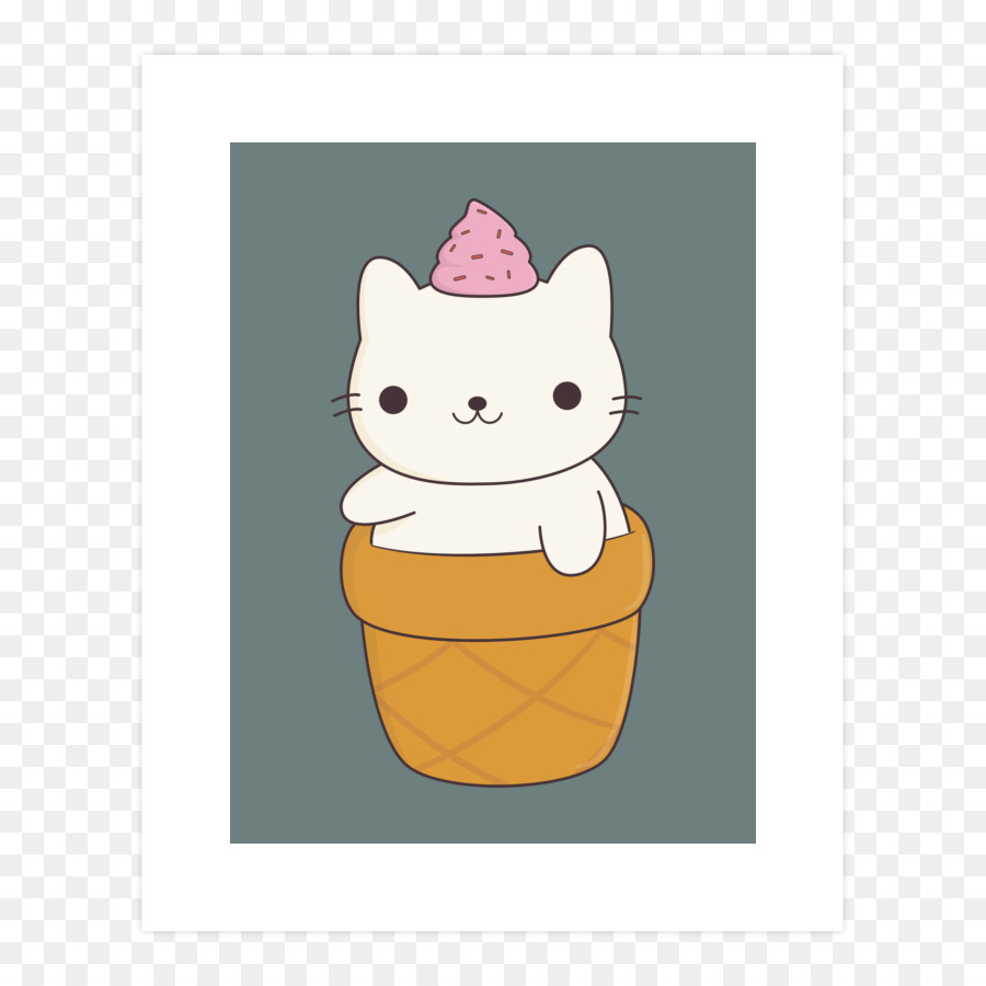 Gatinho，Cones De Sorvete PNG