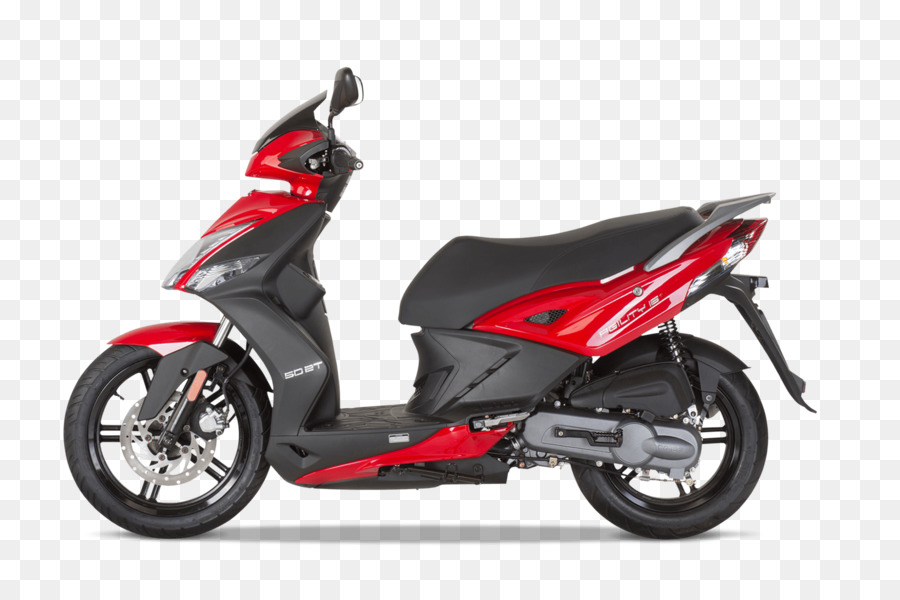 Motocicleta Vermelha E Preta，Scooter PNG