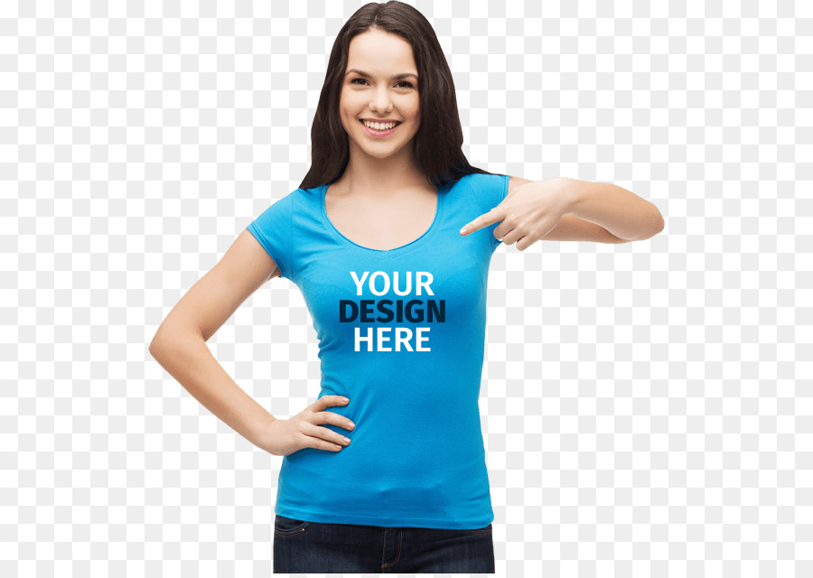 Camiseta Personalizada，Azul PNG