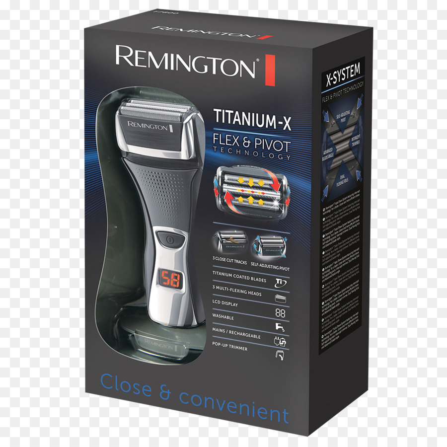 Remington F7800 De Titânio X De Dupla Folha Navalha Com O Triplo De Barbear，Barbeadores Elétricos Aparadores De Cabelo PNG