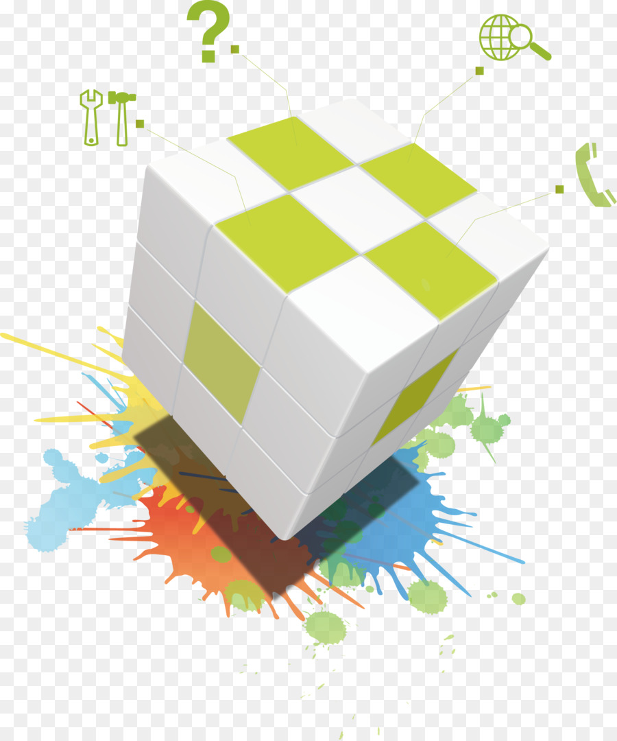 O Cubo De Rubik，Cubo PNG