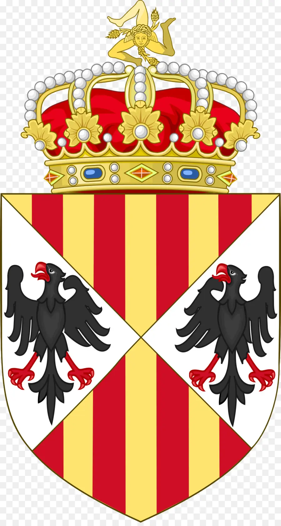 Reino Da Sicília，Coroa De Aragão PNG
