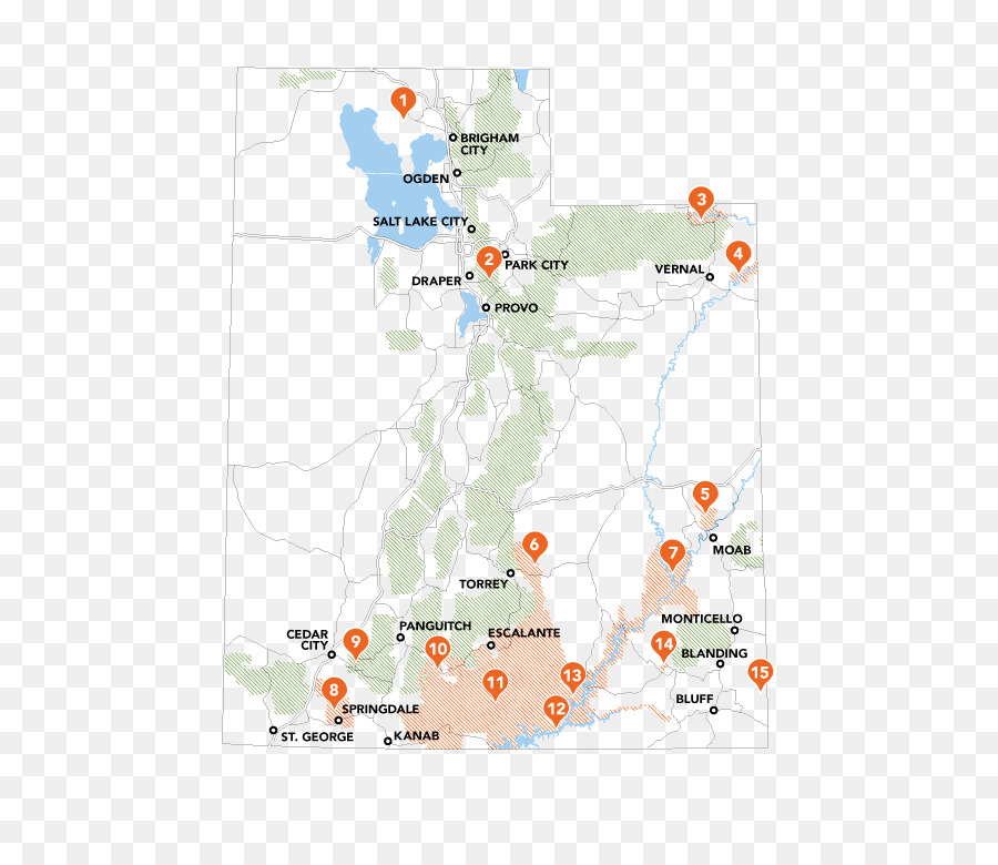 Mapa，Escalante Floresta Petrificada Do Parque Estadual PNG