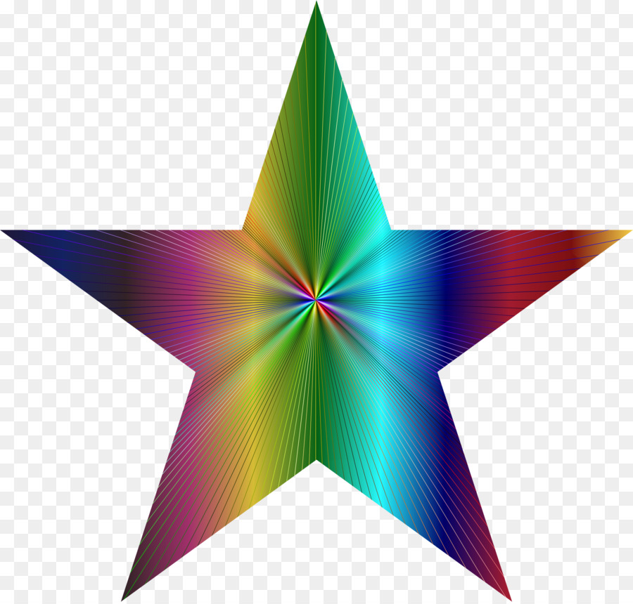 Estrela Colorida，Forma PNG