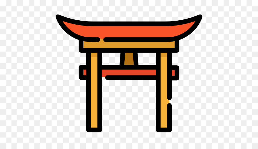 Portão Torii Vermelho，Japonês PNG