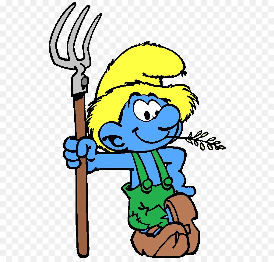 Agricultor Smurf，Smurfette PNG