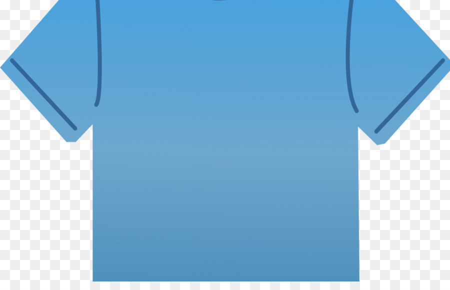 Camiseta Azul，Camisa PNG