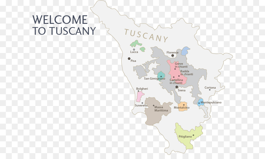 Mapa Da Toscana，Itália PNG