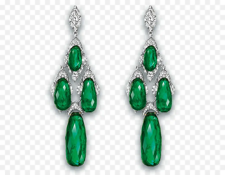 Brincos De Esmeralda，Gemas Verdes PNG