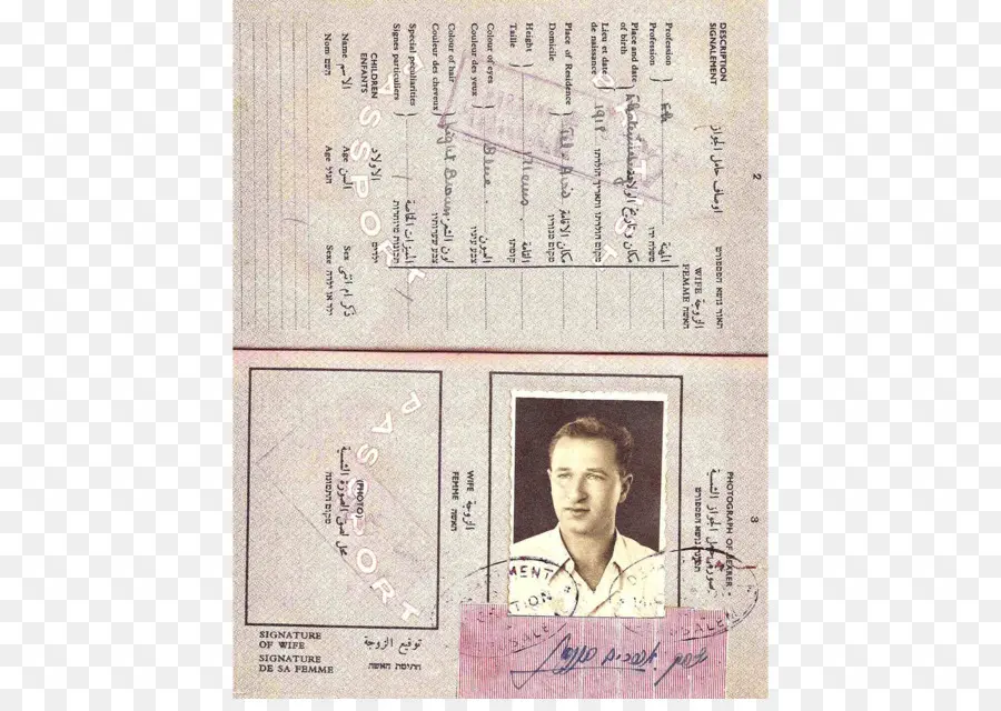 Passaporte Antigo，Documento PNG