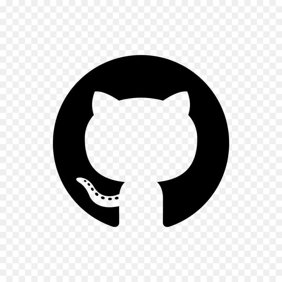 Logotipo Do Github，Preto PNG