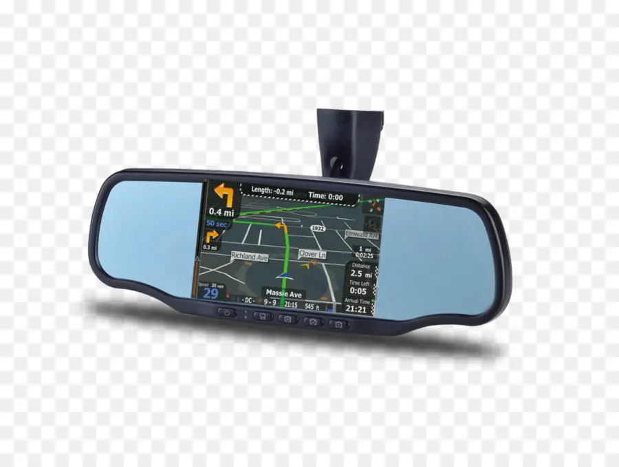 Espelho Retrovisor Com Gps，Navegação PNG