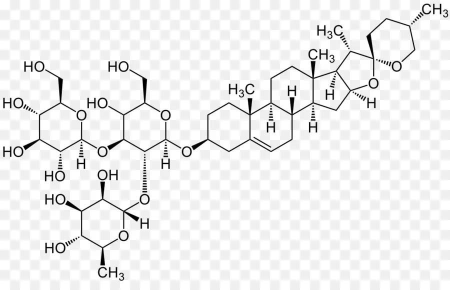 Estrutura Química Complexa，Molécula PNG