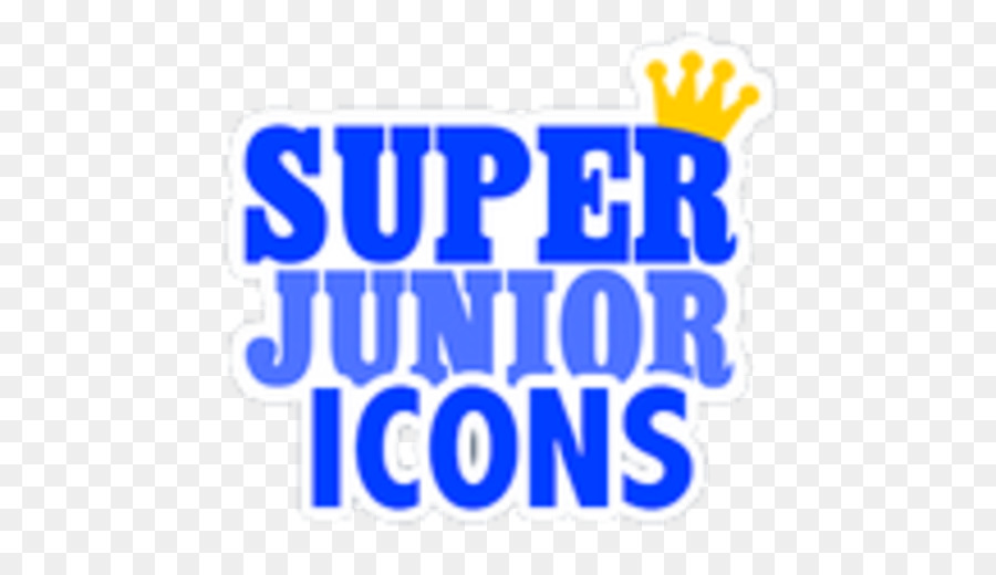 Ícones Do Super Junior，Texto Azul PNG