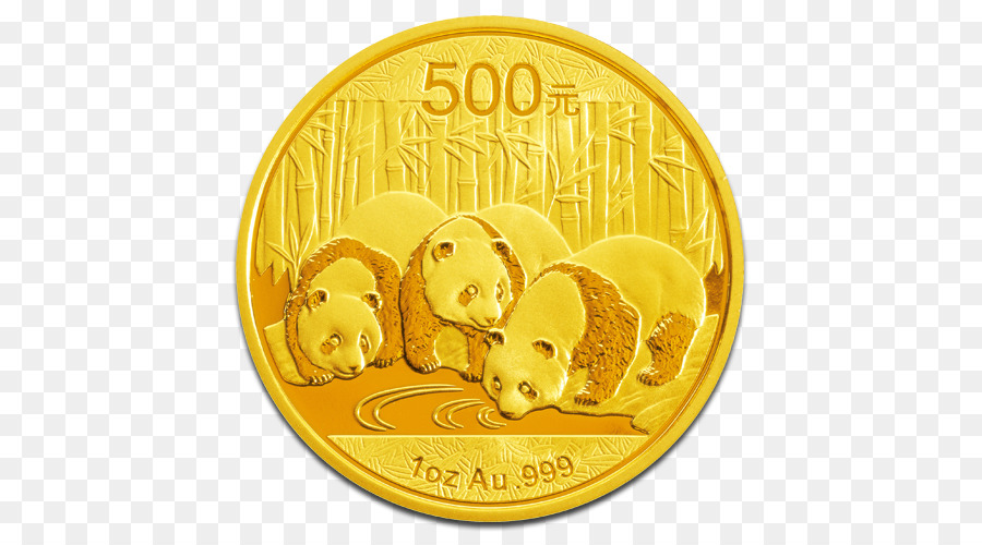 Moeda De Ouro，Pandas PNG